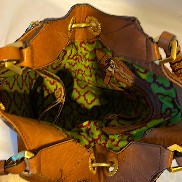 OrYANY Gorgeous Cognac Brown Leather Gwen Hobo Bag Purse 🌸🌸 - Picture 7 of 11